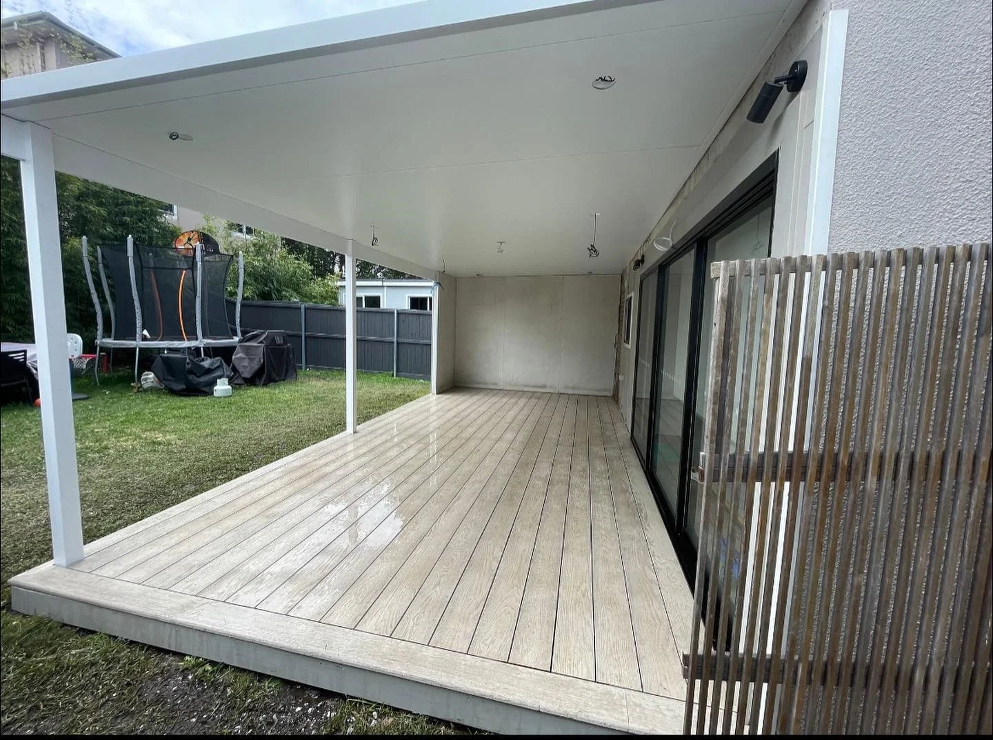 Millboard composite deck with pergola Sydney — The Decksmith
