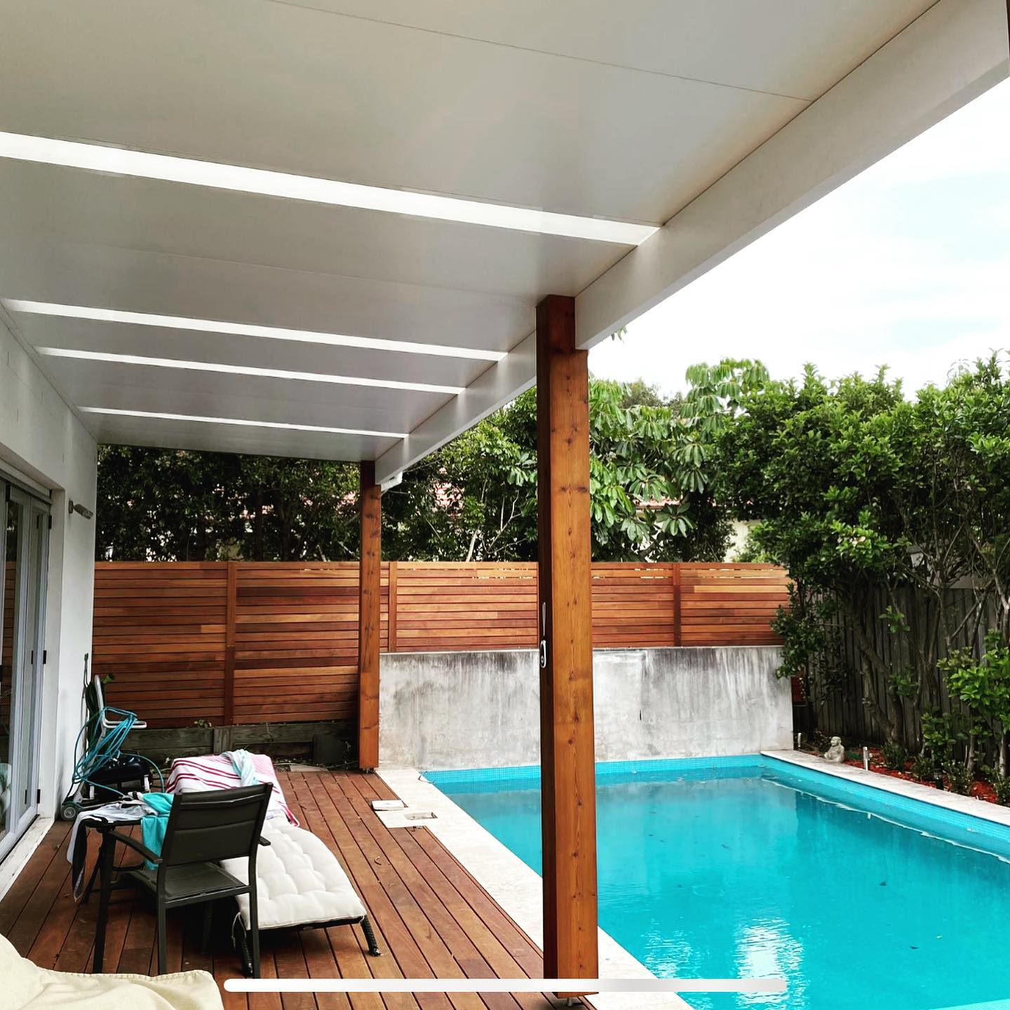 Hardwood pergola over deck Sydney — The Decksmith