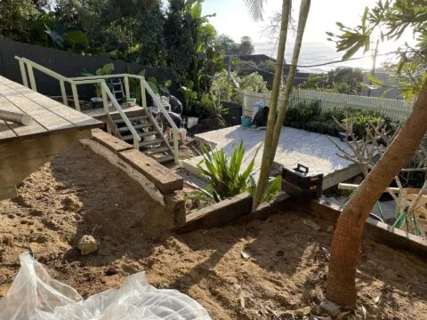 Bronte side-yard before deck build — The Decksmith