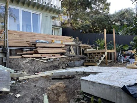 Deck stairs taking shape in Bronte — The Decksmith