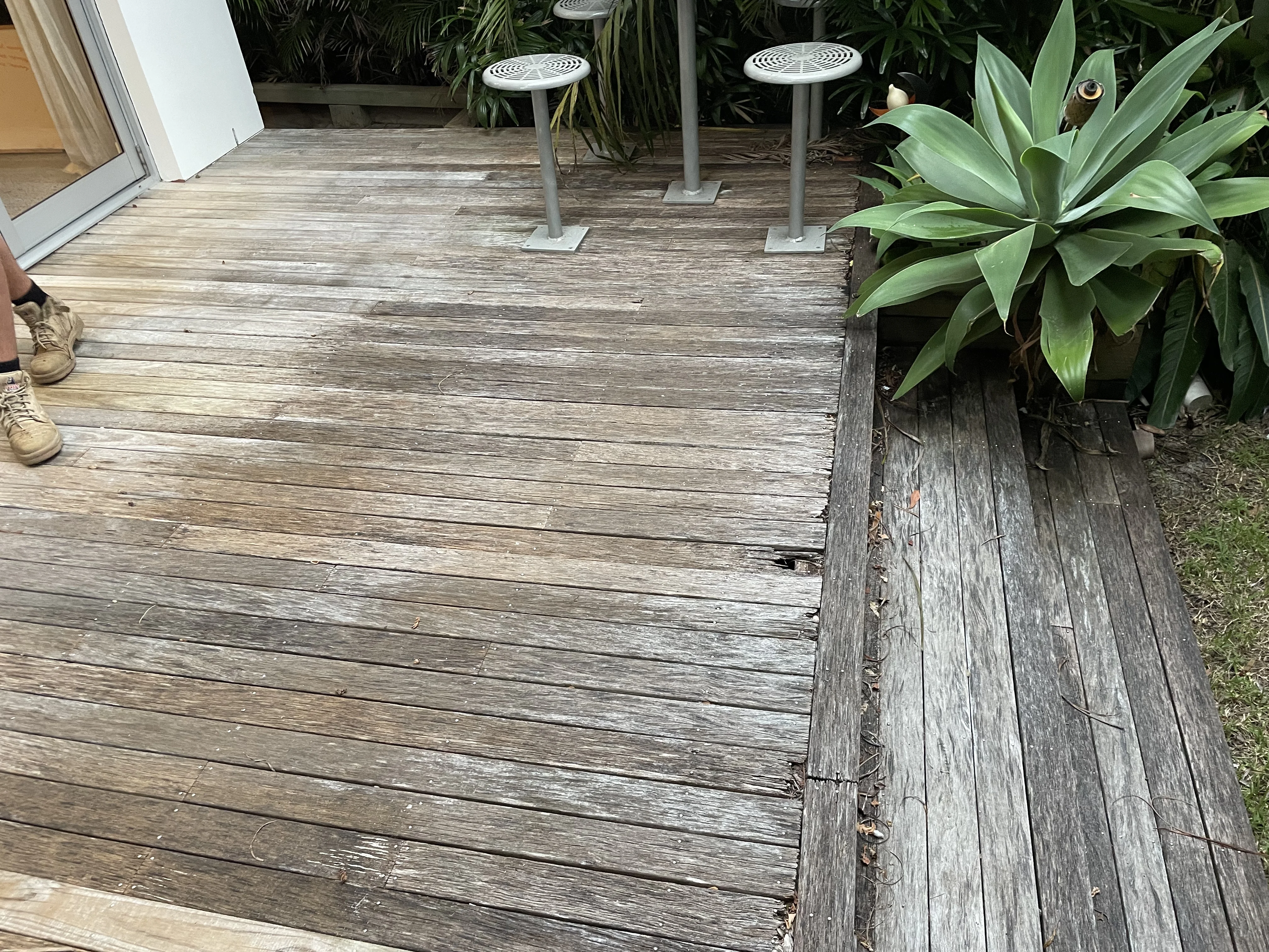 Bondi Junction deck before replacement