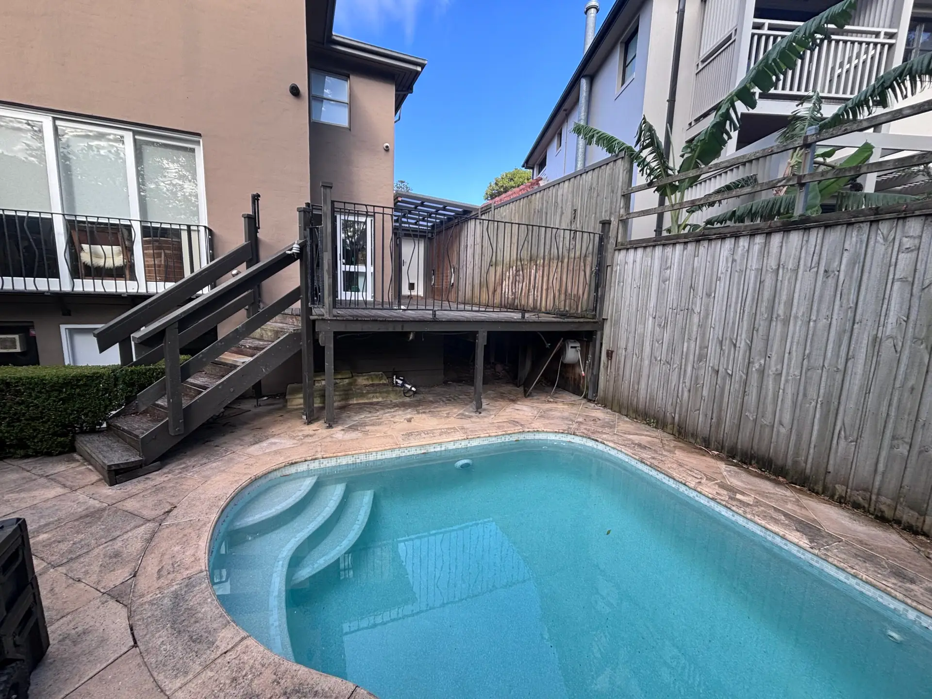 Deck before replacement, Coogee WoodEvo